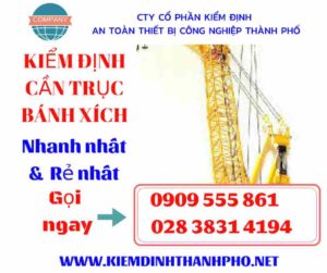 Hình ảnh Kiểm định cần trục bánh xích