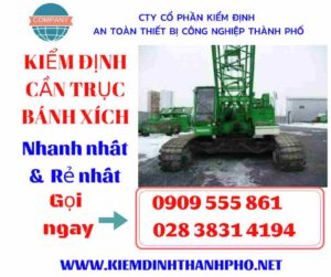 Hình ảnh Kiểm định cần trục bánh xích