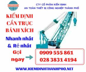 Hình ảnh Kiểm định cần trục bánh xích