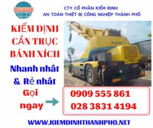 Hình ảnh Kiểm định cần trục bánh xích