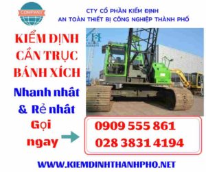 Hình ảnh Kiểm định cần trục bánh xích