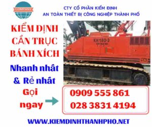 Hình ảnh Kiểm định cần trục bánh xích