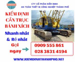 Hình ảnh Kiểm định cần trục bánh xích