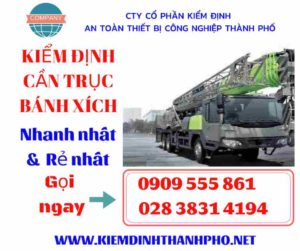 Hình ảnh Kiểm định cần trục bánh xích