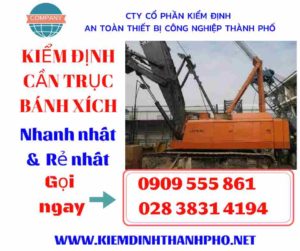 Hình ảnh Kiểm định cần trục bánh xích