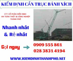 Hình ảnh Kiểm định cần trục bánh xích