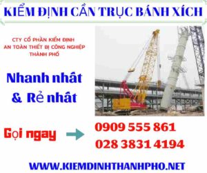 Hình ảnh Kiểm định cần trục bánh xích