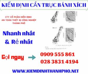 Hình ảnh Kiểm định cần trục bánh xích