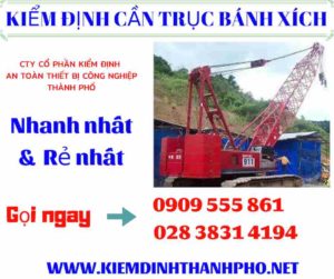 Hình ảnh Kiểm định cần trục bánh xích