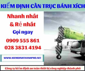 Hình ảnh Kiểm định cần trục bánh xích