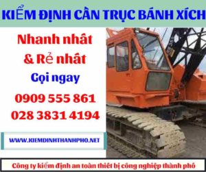 Hình ảnh Kiểm định cần trục bánh xích