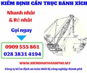 Hình ảnh Kiểm định cần trục bánh xích