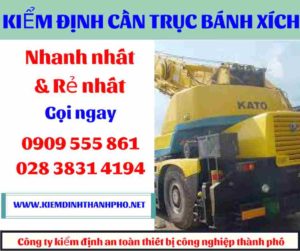 Hình ảnh Kiểm định cần trục bánh xích