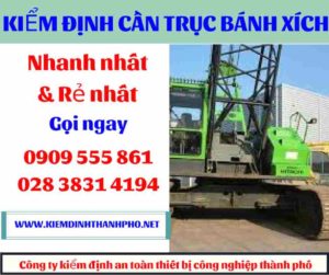 Hình ảnh Kiểm định cần trục bánh xích