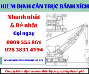 Hình ảnh Kiểm định cần trục bánh xích