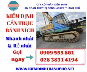 Hình ảnh Kiểm định cần trục bánh xích