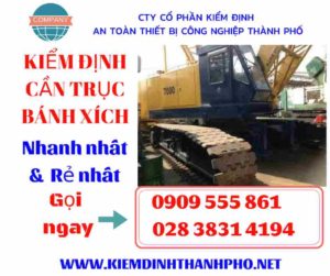 Hình ảnh Kiểm định cần trục bánh xích