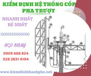 Hình ảnh kiểm định hệ thống cốp pha trượt