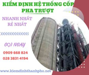 Hình ảnh kiểm định hệ thống cốp pha trượt