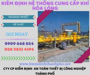 kiểm định hệ thống cung cấp khí hóa lỏng