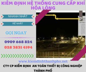 kiểm định hệ thống cung cấp khí hóa lỏng