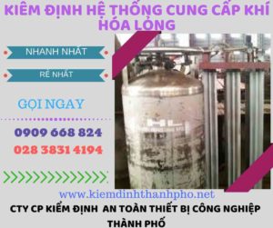 kiểm định hệ thống cung cấp khí hóa lỏng