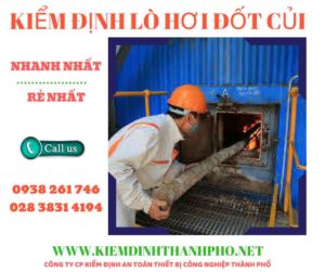 Hình ảnh kiểm định lò hơi đốt củi