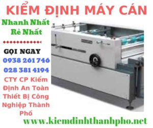 Hình ảnh kiểm định máy cán