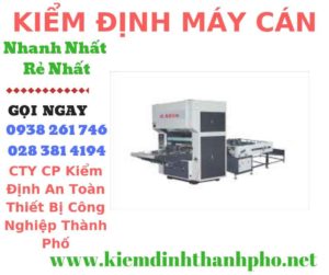 Hình ảnh kiểm định máy cán