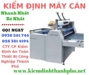 Hình ảnh kiểm định máy cán