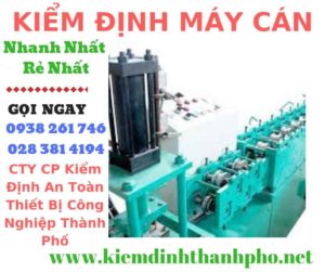 Hình ảnh kiểm định máy cán