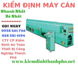 Hình ảnh kiểm định máy cán