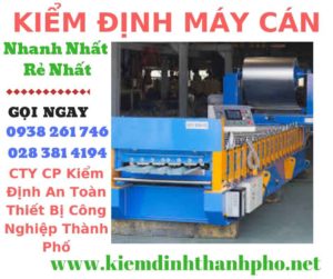 Hình ảnh kiểm định máy cán