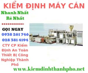 Hình ảnh kiểm định máy cán