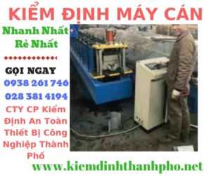 Hình ảnh kiểm định máy cán