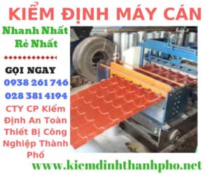 Hình ảnh kiểm định máy cán