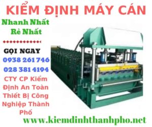 Hình ảnh kiểm định máy cán