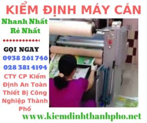 Hình ảnh kiểm định máy cán