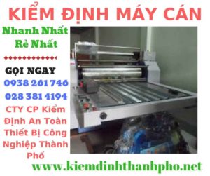 Hình ảnh kiểm định máy cán