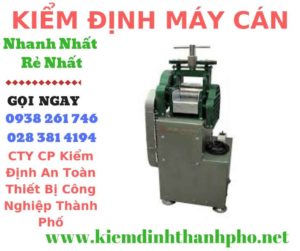 Hình ảnh kiểm định máy cán