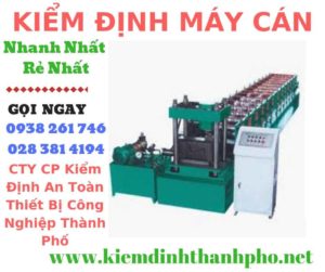 Hình ảnh kiểm định máy cán