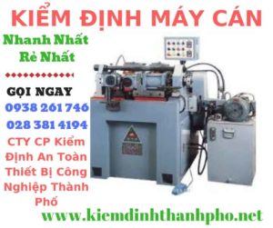 Hình ảnh kiểm định máy cán