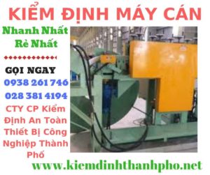 Hình ảnh kiểm định máy cán