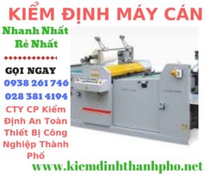 Hình ảnh kiểm định máy cán