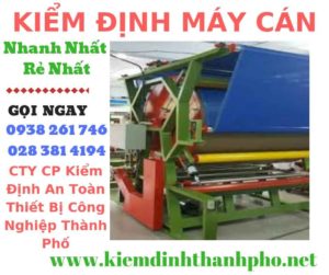 Hình ảnh kiểm định máy cán