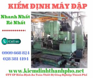 Hình ảnh kiểm định máy đập