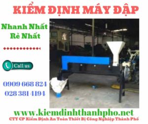 Hình ảnh kiểm định máy đập