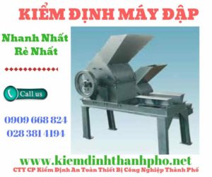 Hình ảnh kiểm định máy đập