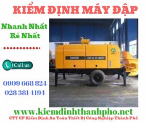 Hình ảnh kiểm định máy đập