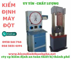 hình ảnh kiểm định máy đột